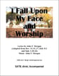 I Fall Upon My Face and Worship SATB choral sheet music cover